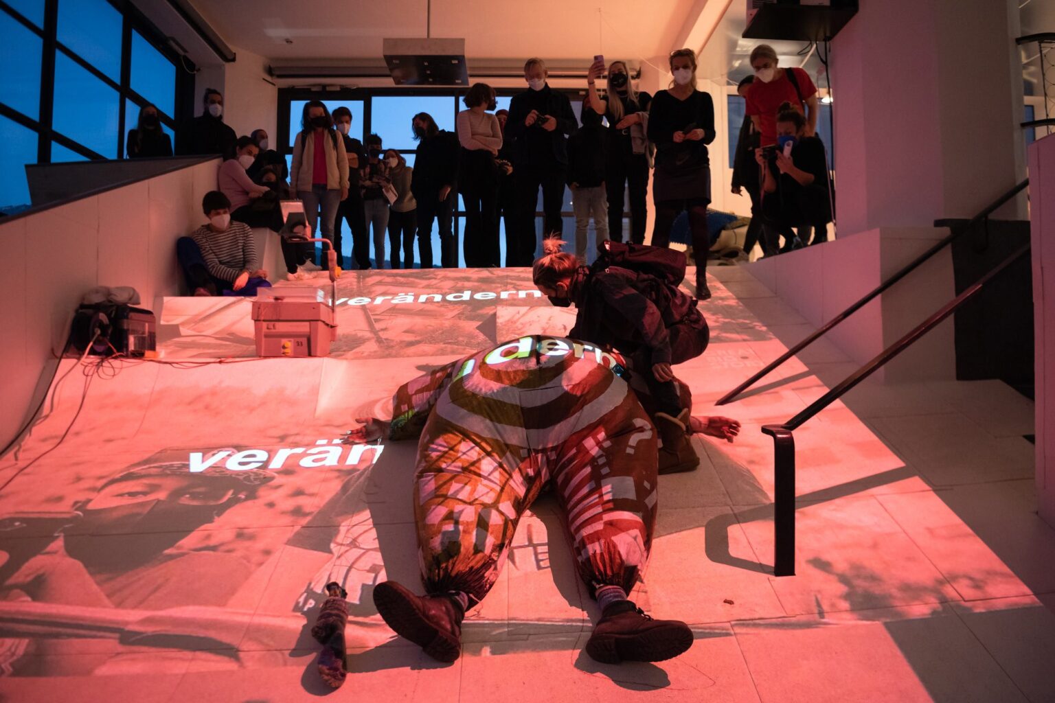 A performance on the ramp