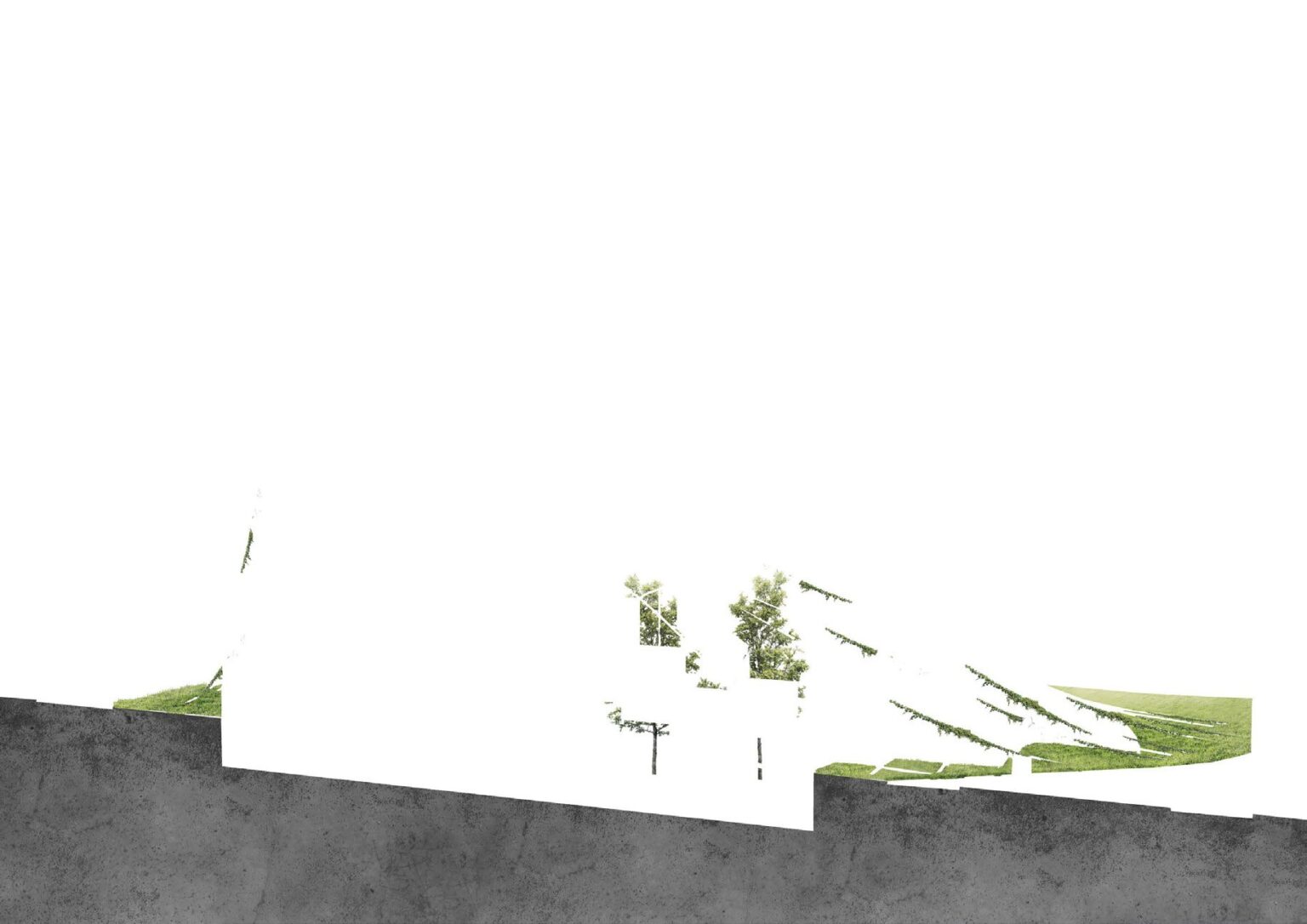 Speculative section: collective housing in Schwaz