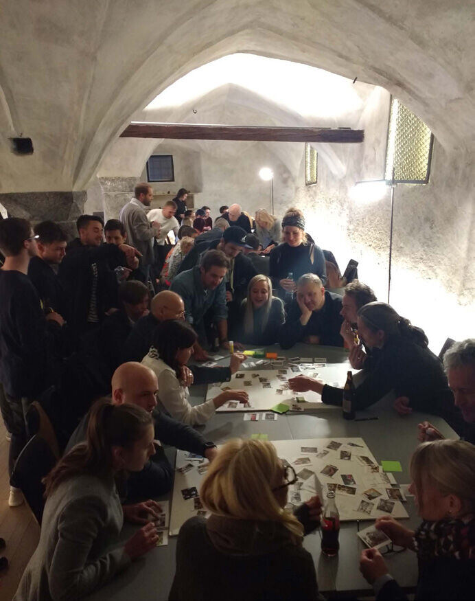 Round table discussion with citizens in Schwaz