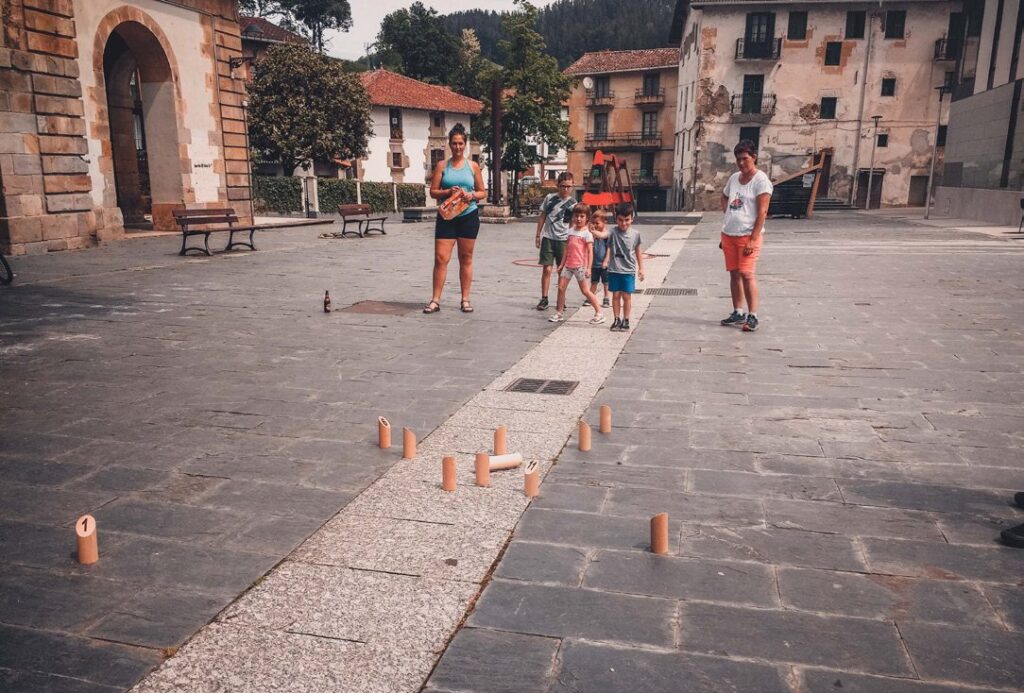 Games turn the square into a space for exercise